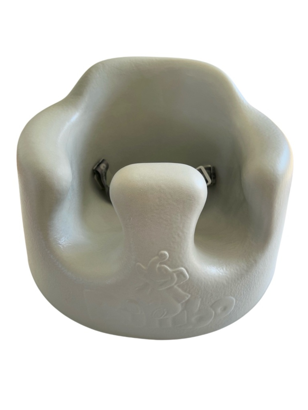 Bumbo Baby Floor Seat in Light Gray - Contoured Support Seat | 3-12 Months